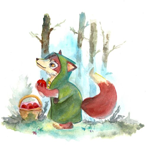 renard sournois illustration par sifhel